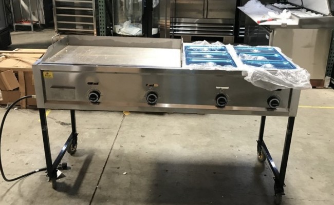 65 ins Carritos Taqueros Al Gusto  Plancha taco carts G36W2