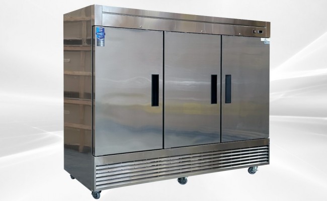 NSF 83 inch 3 Door Reach-in Commercial SS Freezer D83F