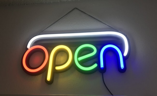 LED Business open sign M19