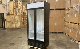 NSF ETL 36 inch two glass door refrigerator LGS-650W