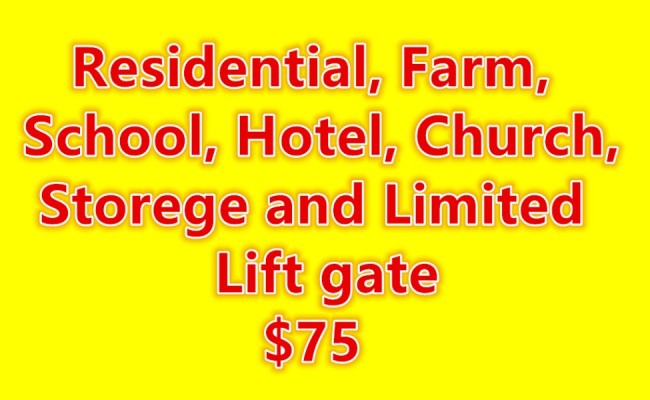 Lift gate Residential Farm School Hotel Church Storege