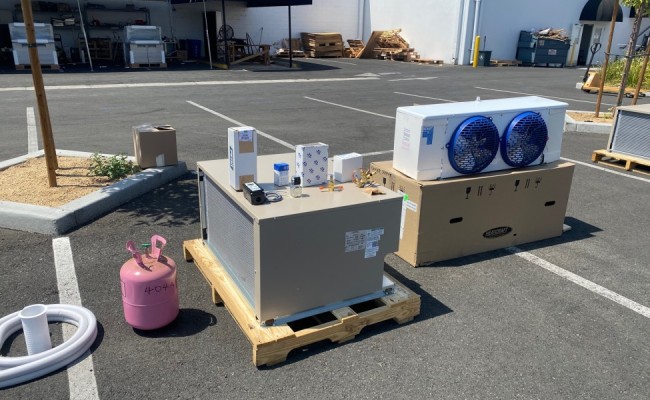 NSF walk in cooler condensing Refrigeration System 2HP