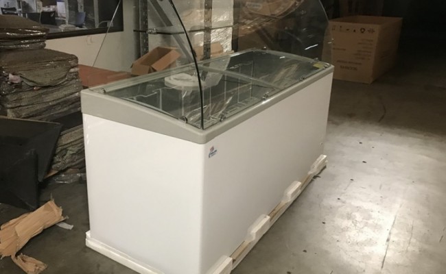 NSF 72 ins  Popsicle freezer display SD651S with rack