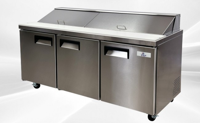 72 inches  top two door  Sandwich Prep Table NSF XSP72-2