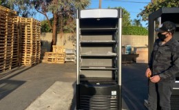 36 in Vertical Open Air Cooler Display Merchandiser NSF BLF926